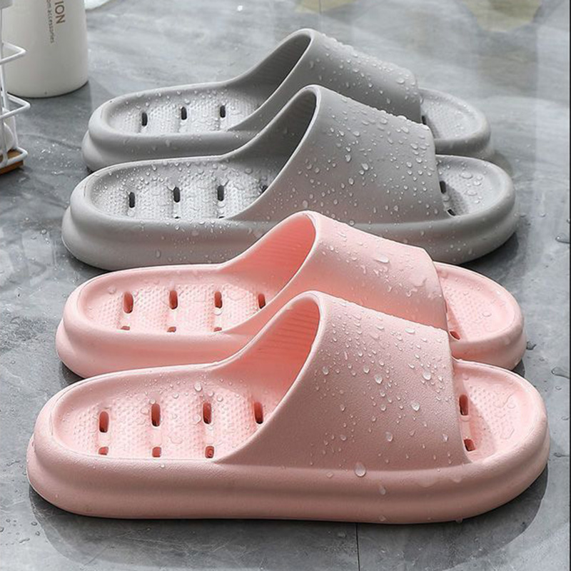 Women'S Shoes Non Slip - 中空EVA素材のバスルームシャワーサンダル、女性用ソフトソール、水漏れ防止、家庭用スライド、カップル用、滑り止め、夏用ビーチサンダルシューズ