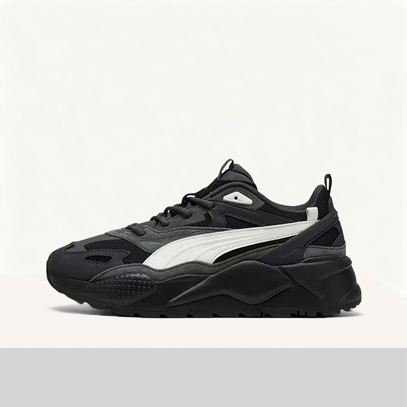 Women'S Shoes Puma Sneakers - プーマ RS-X エフェクト 快適で多用途、ラウンドトゥ、耐久性があり、クッション性のある、男性と女性向けのロートップカジュアルスニーカー – ブラック