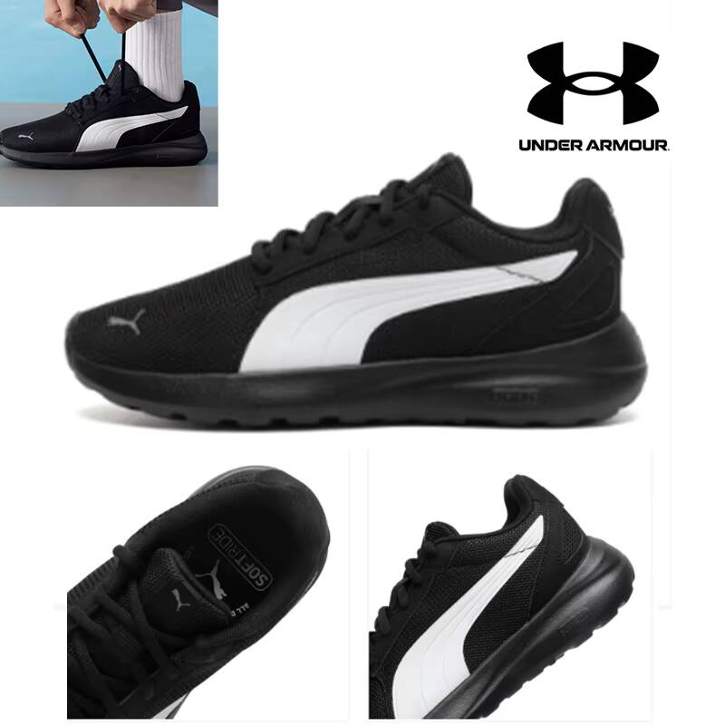 Women'S Shoes Puma Sneakers - 2026 新しいプーマミッドトップスポーツカジュアルシューズ通気性軽量アンチスリップコンフォートウォーキングスニーカー 400235-01