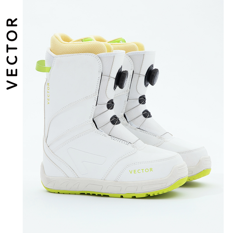 Women Shoes Vector - 男性と女性のための暖かくて滑りにくいスノーブーツ,プロのスキーシューズ,スノーボードブーツ,通気性のある革のブーツ,スノーボード用品