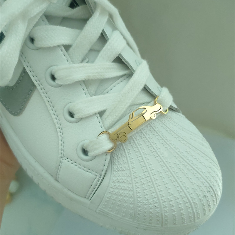 Women Shoes Name - 男性と女性のためのステンレス鋼のバックルシューズ,かわいい車のアクセサリー