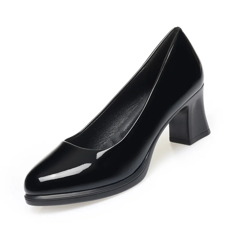 5cm 7cm 快適で通気性の良い浅めの明るい革の靴 レディ - Court Heel Pointed のレビューと価格