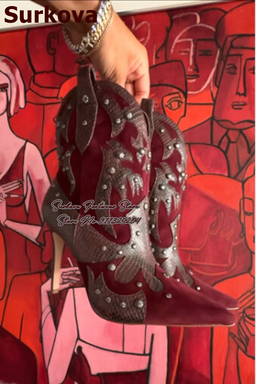 Surkova ヴィンテージ ウエスタン カウガール アンク - Western Cowgirl Boot のレビューと価格