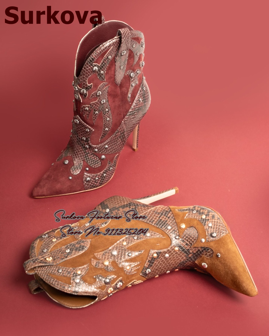 Surkova ヴィンテージ ウエスタン カウガール アンク - Western Cowgirl Boot のレビューと価格