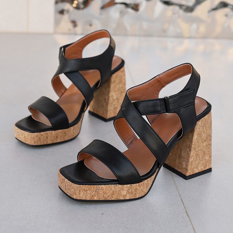 Girseaby レトロローマンサンダル女性スクエアトゥ 9 - Women'S Shoes Extended Sizes のレビューと価格