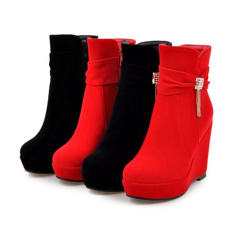 ORCHALISA グラムレッドレディースアンクルフットウェ - Women'S Shoes Extended Sizes のレビューと価格