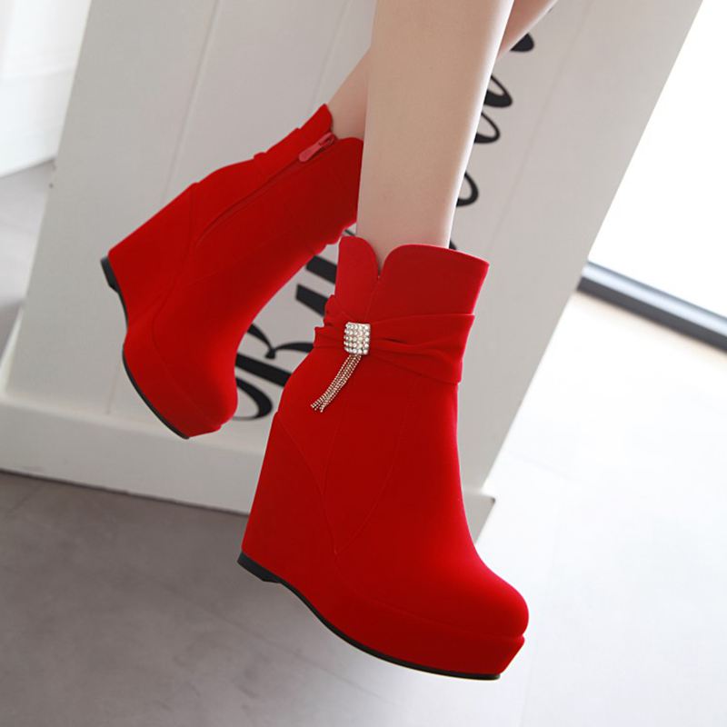 ORCHALISA グラムレッドレディースアンクルフットウェ - Women'S Shoes Extended Sizes のレビューと価格