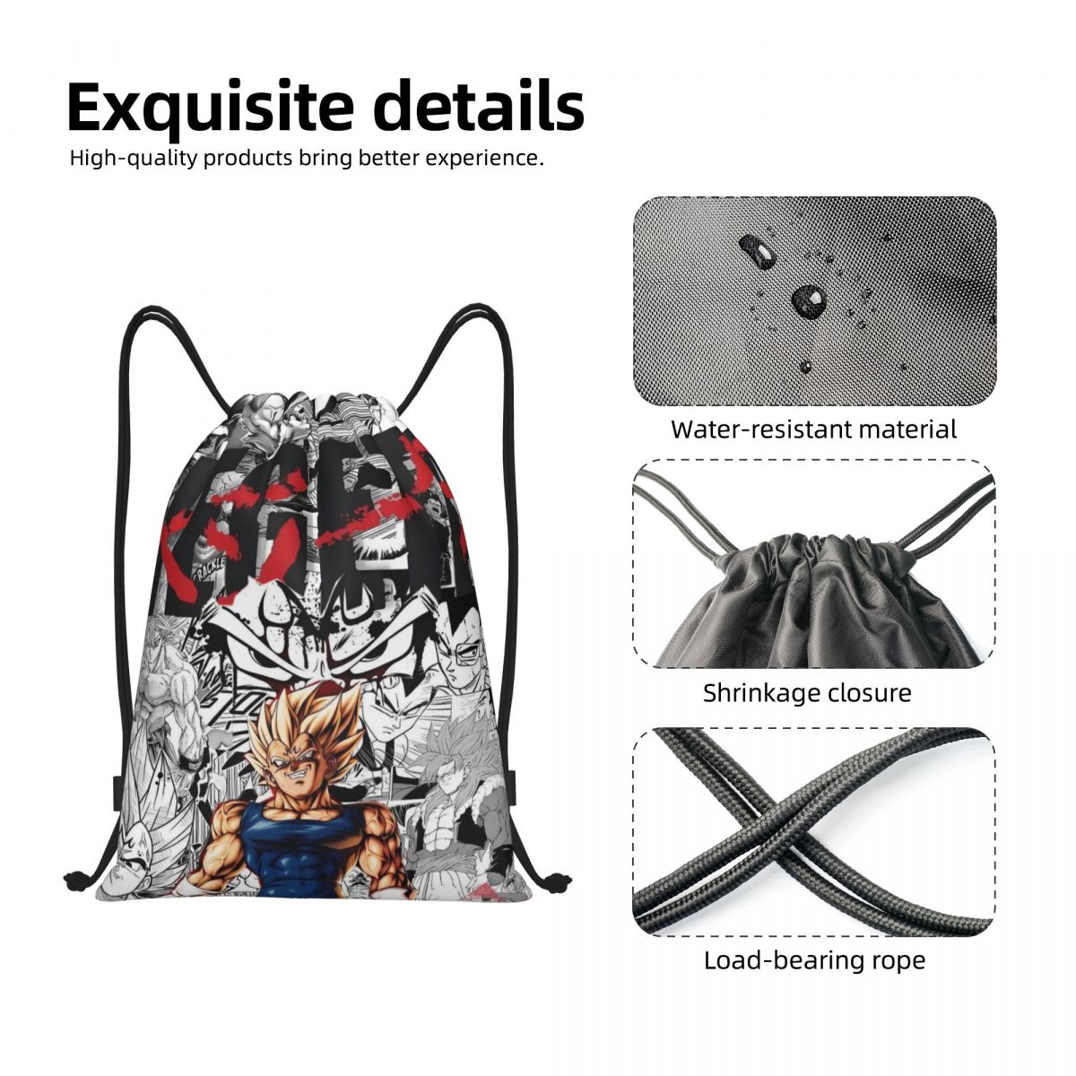 DBZ V-Vegetaes 漫画巾着バックパックスポーツジ - Women'S Shoes Louis Vuitton のレビューと価格