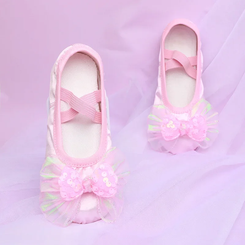 ブルー、ピンク、パープルガールズダンスソフトソールキッズバレ - Women'S Xc Shoes のレビューと価格