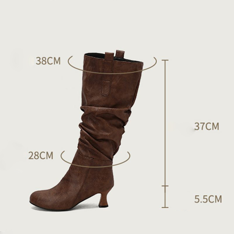 オルチャ リサファンシー レディース ニーハイブーツ ラウン - Women'S Shoes Extended Sizes のレビューと価格