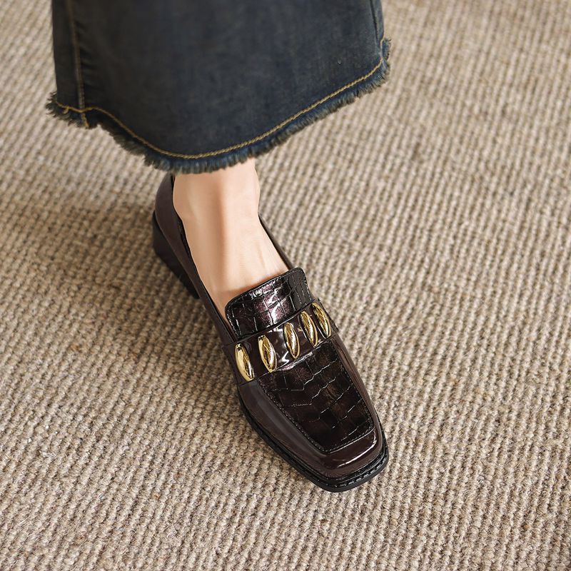 ORCHA LISA ファッション光沢のある女性フラットシュ - Women'S Shoes Extended Sizes のレビューと価格