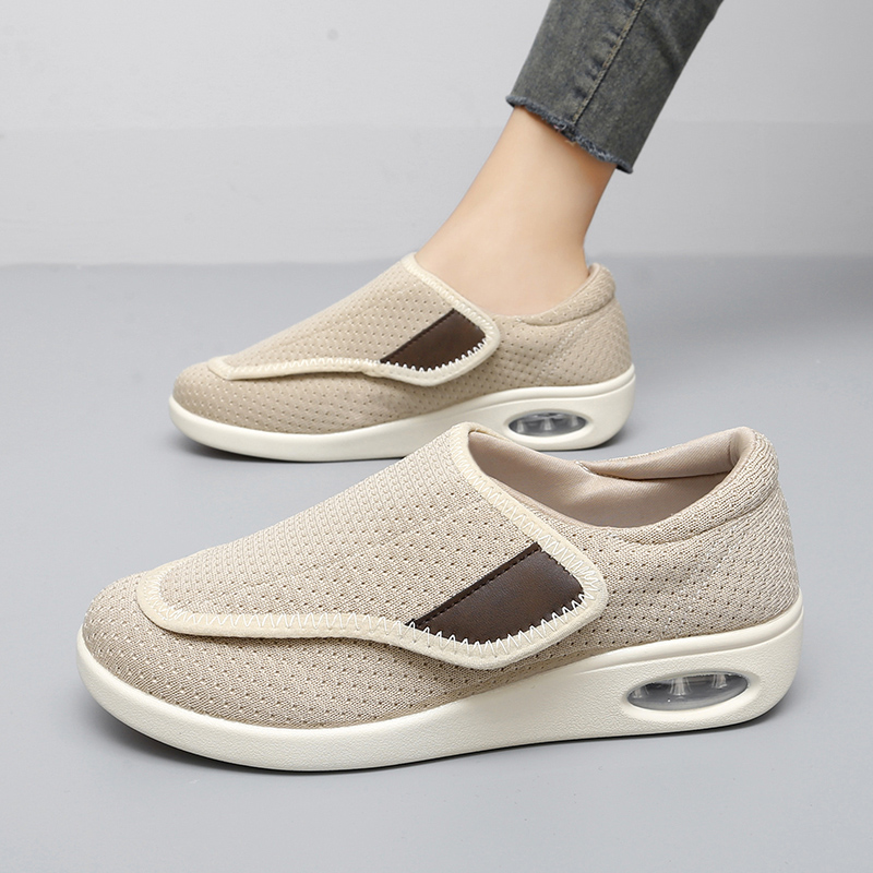 新しい整形外科ワイド足腫れ靴ユニセックスファッションスニーカ - Women Shoes For Big Feet のレビューと価格