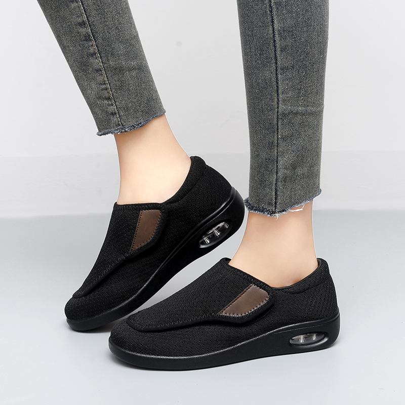 新しい整形外科ワイド足腫れ靴ユニセックスファッションスニーカ - Women Shoes For Big Feet のレビューと価格