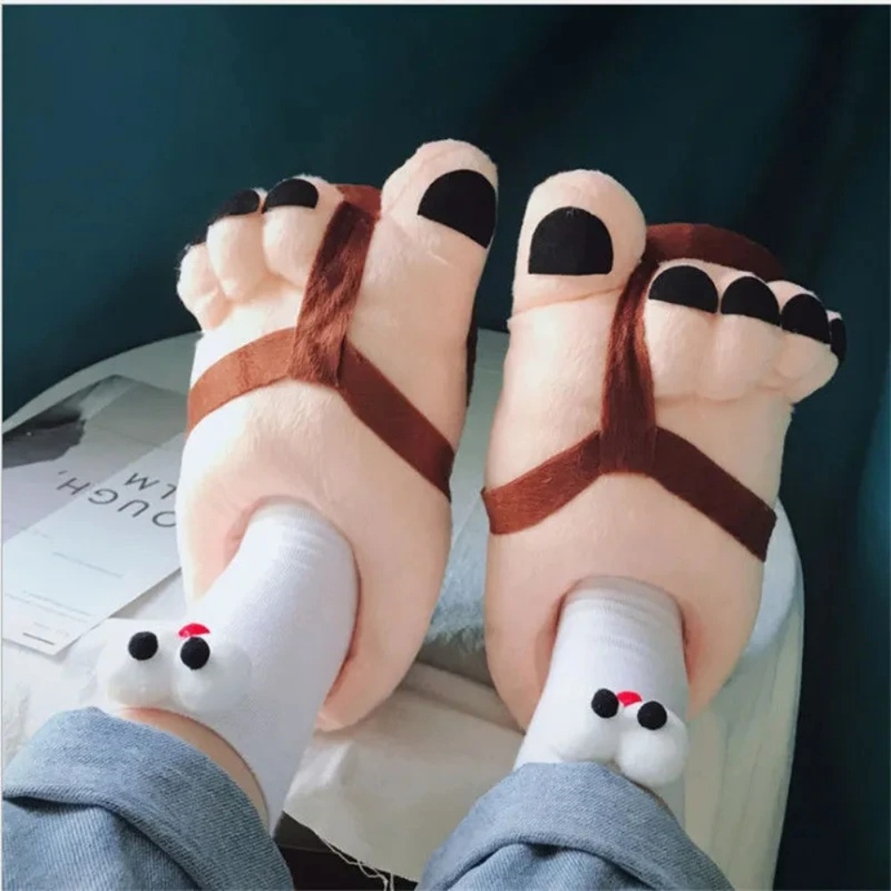 クリエイティブ男性女性冬スリッパ大きな足クリエイティブカップ - Women Shoes For Big Feet のレビューと価格