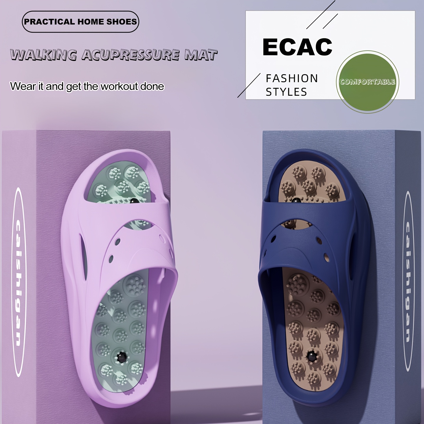 女性男性用EVAマッサージスリッパ厚底バスルームスライド滑り - Women'S Shoes Non Slip のレビューと価格