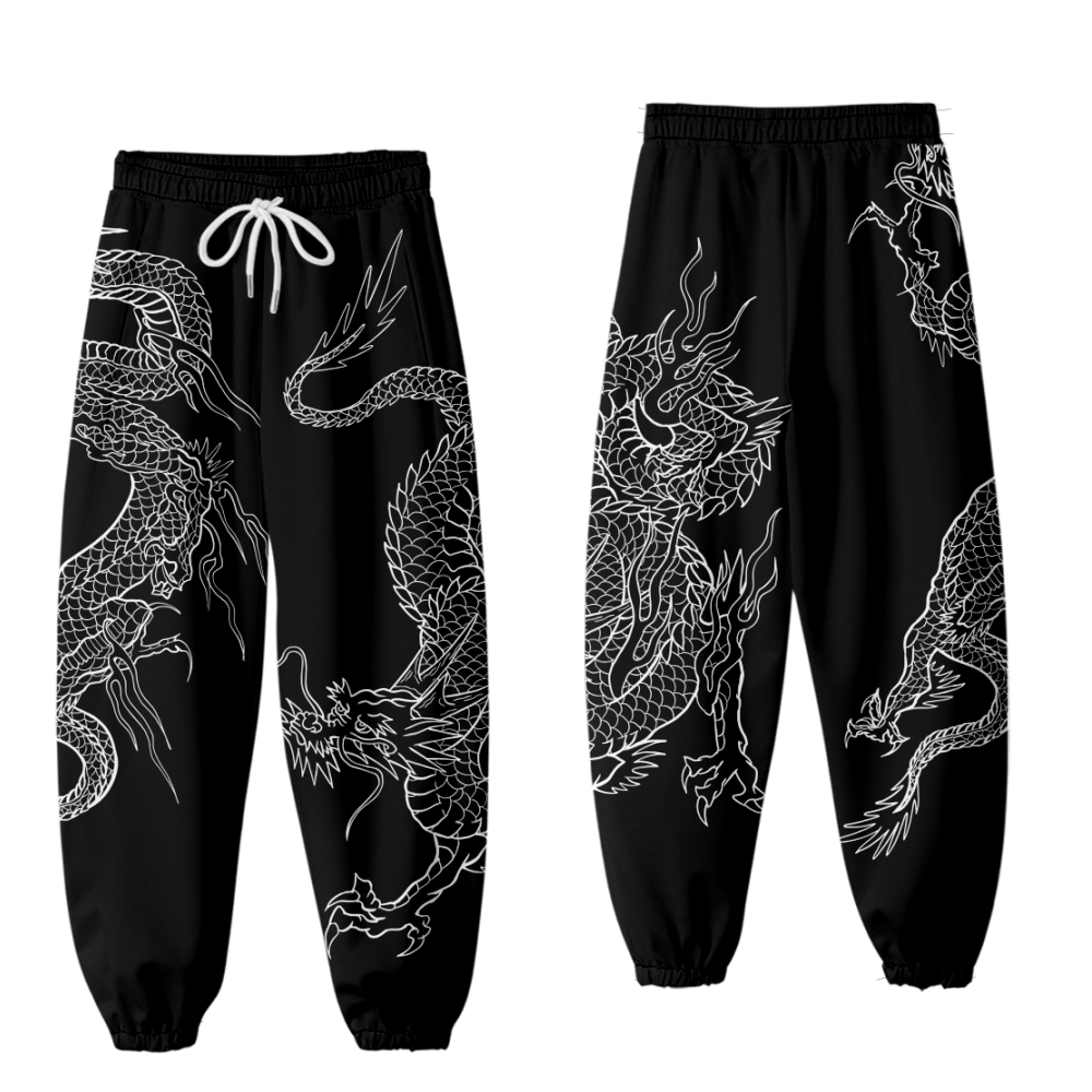 アニメドラゴン 3D スウェットパンツファッション原宿ジョガ - Women Shoes Joggers のレビューと価格