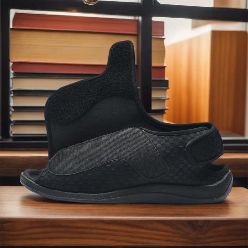女性男性糖尿病患者用スリッパ、幅広糖尿病患者用シューズ、調節 - Women'S Shoes For Wide Feet のレビューと価格