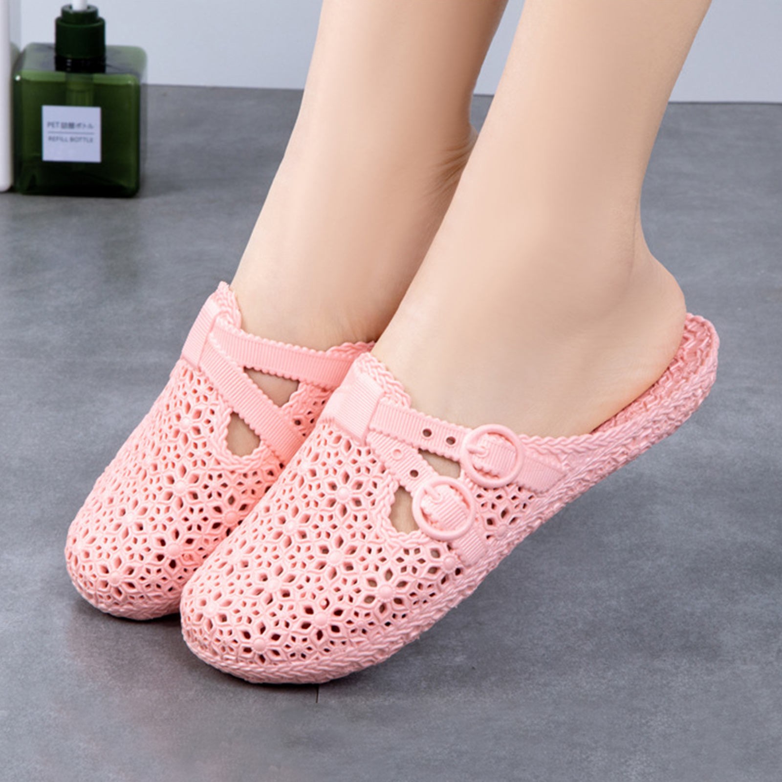ラップトゥ通気性スリッパ夏の屋外穴あき靴ホームファッションカ - Women'S Shoes Everyday のレビューと価格