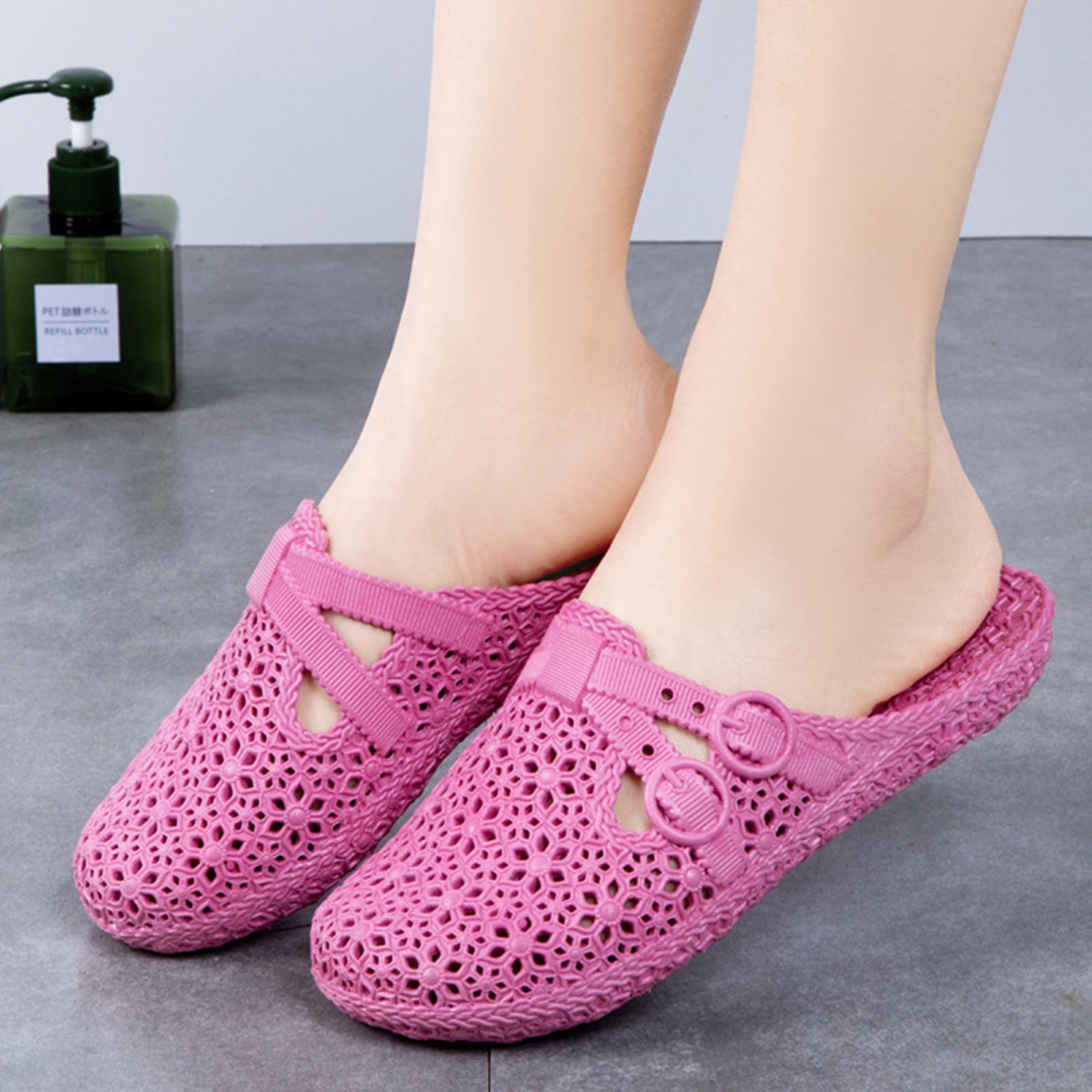 ラップトゥ通気性スリッパ夏の屋外穴あき靴ホームファッションカ - Women'S Shoes Everyday のレビューと価格