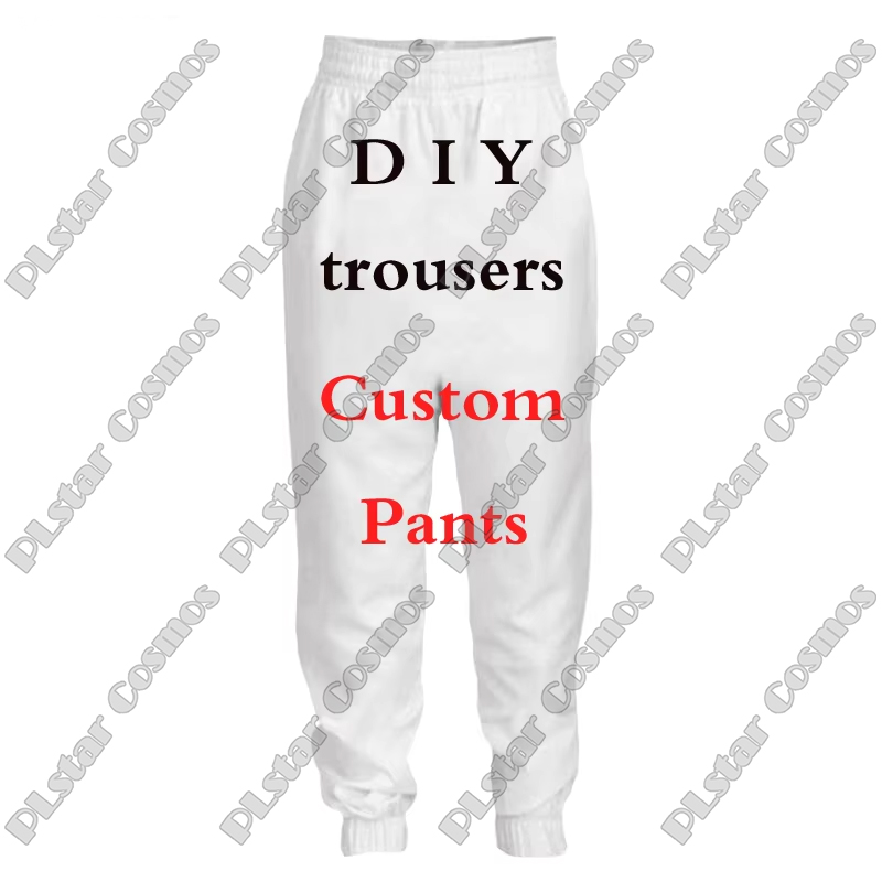 3DプリントDIYカスタムデザインメンズレディースパンツヒッ - Women Shoes Joggers のレビューと価格