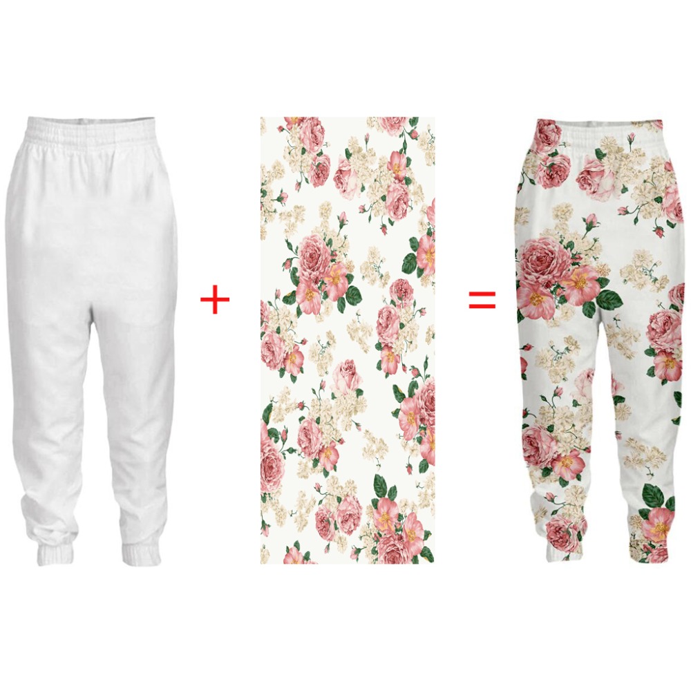 3DプリントDIYカスタムデザインメンズレディースパンツヒッ - Women Shoes Joggers のレビューと価格