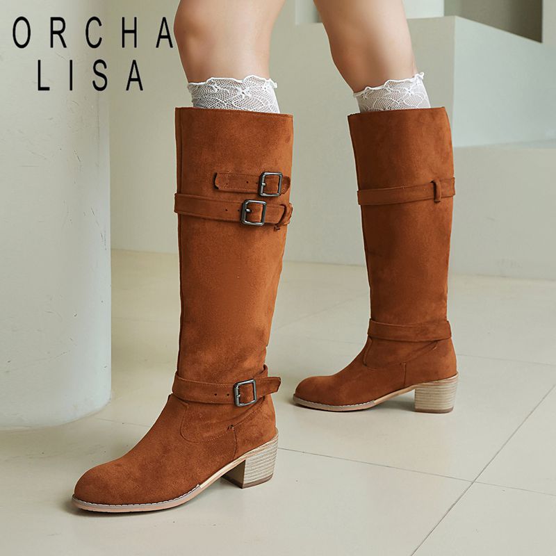 ORCHA LISA 2025 レトロ レディース ニーハイ - Women'S Shoes Extended Sizes のレビューと価格