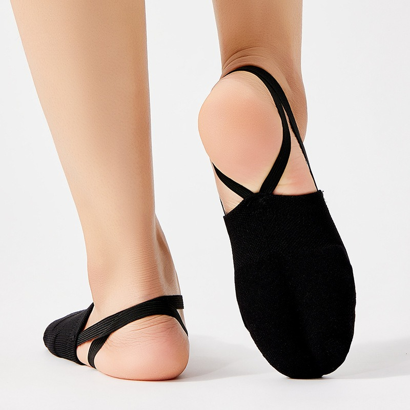 女の子新体操靴女性大人子供ハーフソールジャズバレエダンスハー - Women'S Xc Shoes のレビューと価格