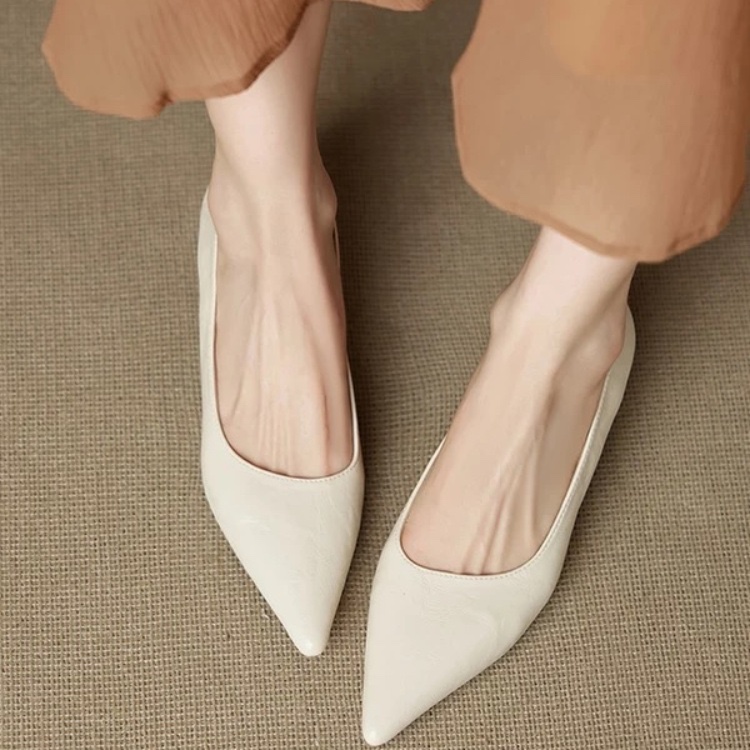 シンプルなスティレットシングルシューズ秋のファッションスエー - Women'S Shoes Non Slip のレビューと価格