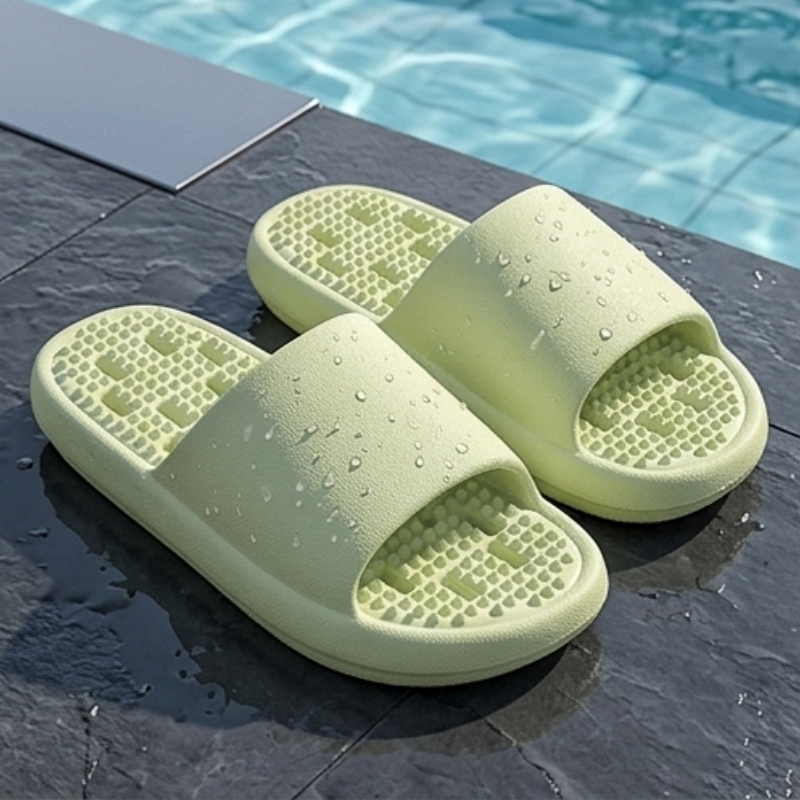 女性用サマースリッパ、滑り止め、速乾性、排水穴付き、ソフトク - Women'S Shoes Non Slip のレビューと価格