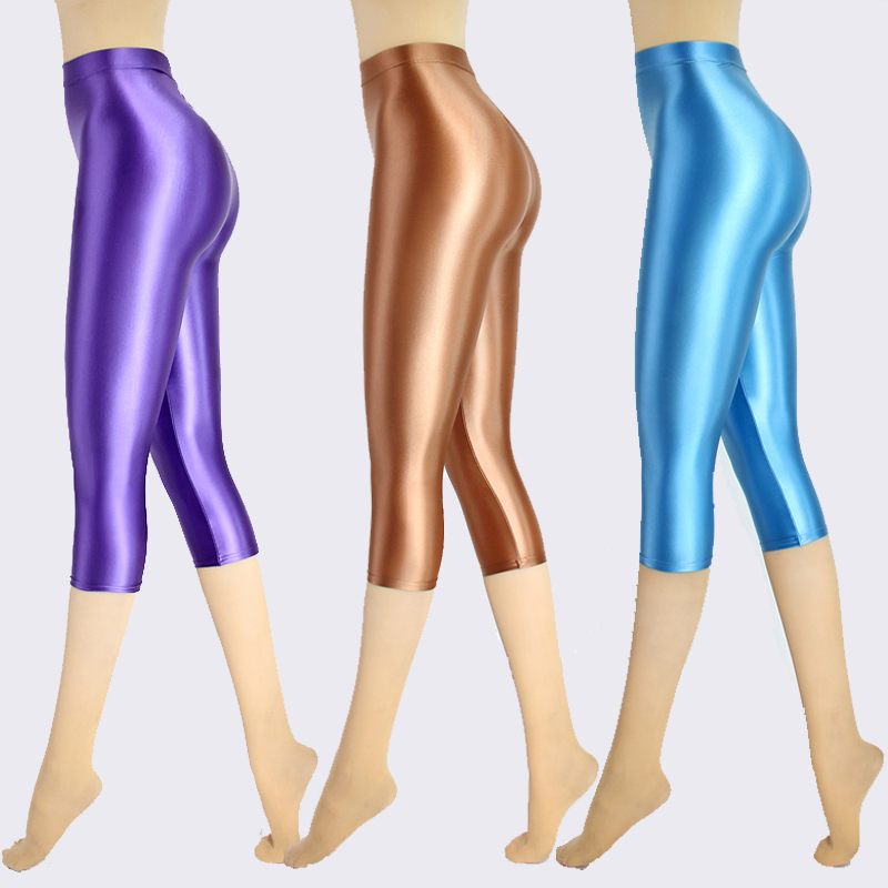 サテンシルキースムーズな女性パンツセクシーなタイトなハイウエ - Women Shoes Joggers のレビューと価格