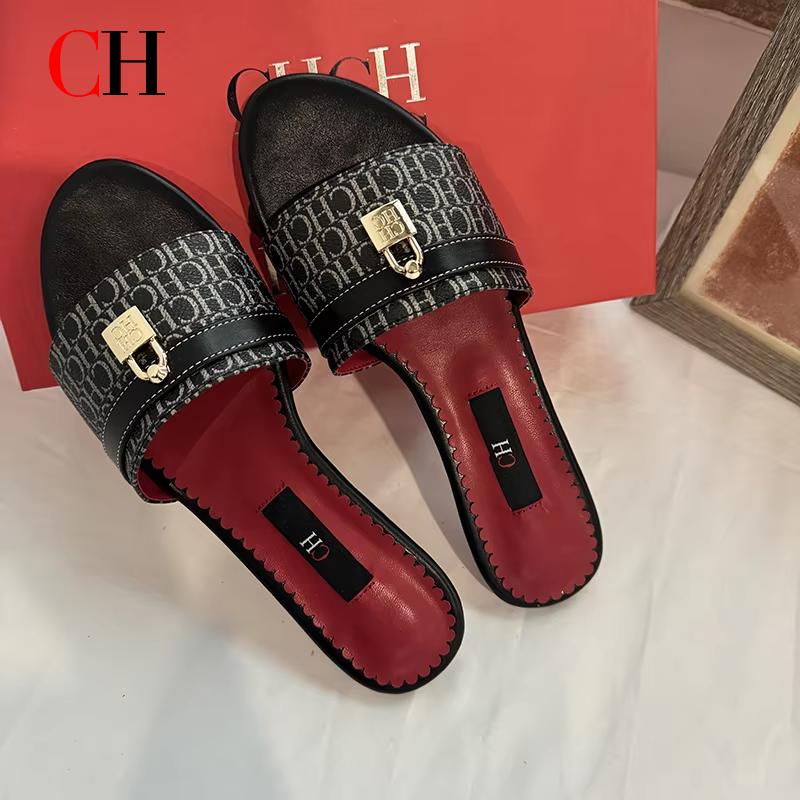 CH レディース ウェアラブル ビーチスリッパ フラット ミ - Women Shoes Size 7 のレビューと価格