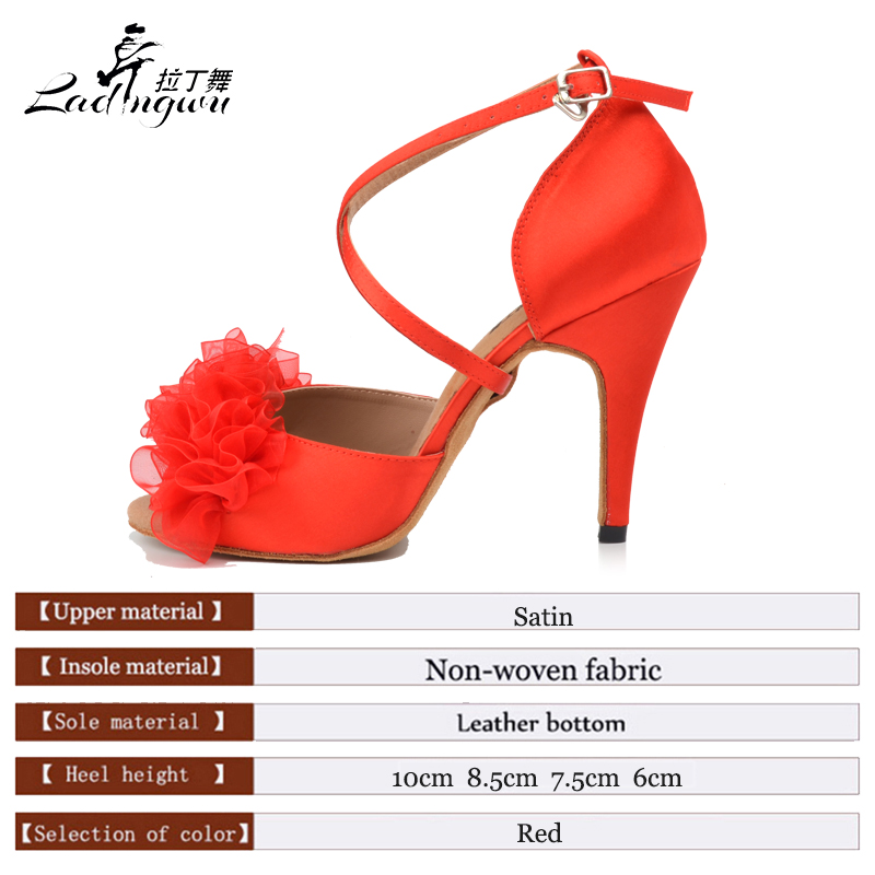Ladingwu-女性用の社交ダンスシューズ,柔らかい底の赤 - Women'S Shoes Red Bottoms のレビューと価格