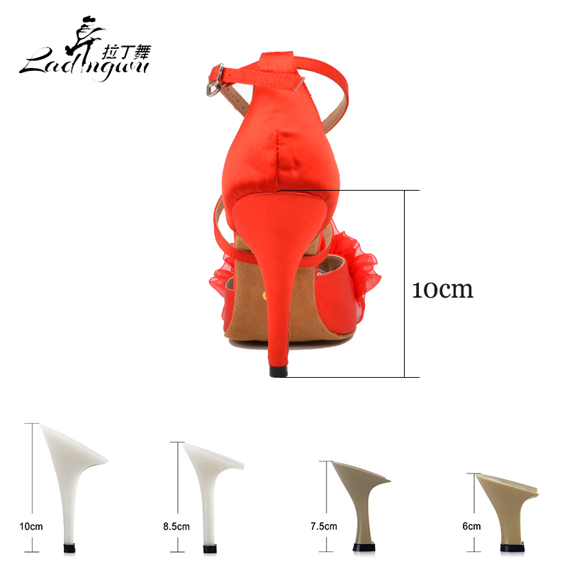 Ladingwu-女性用の社交ダンスシューズ,柔らかい底の赤 - Women'S Shoes Red Bottoms のレビューと価格