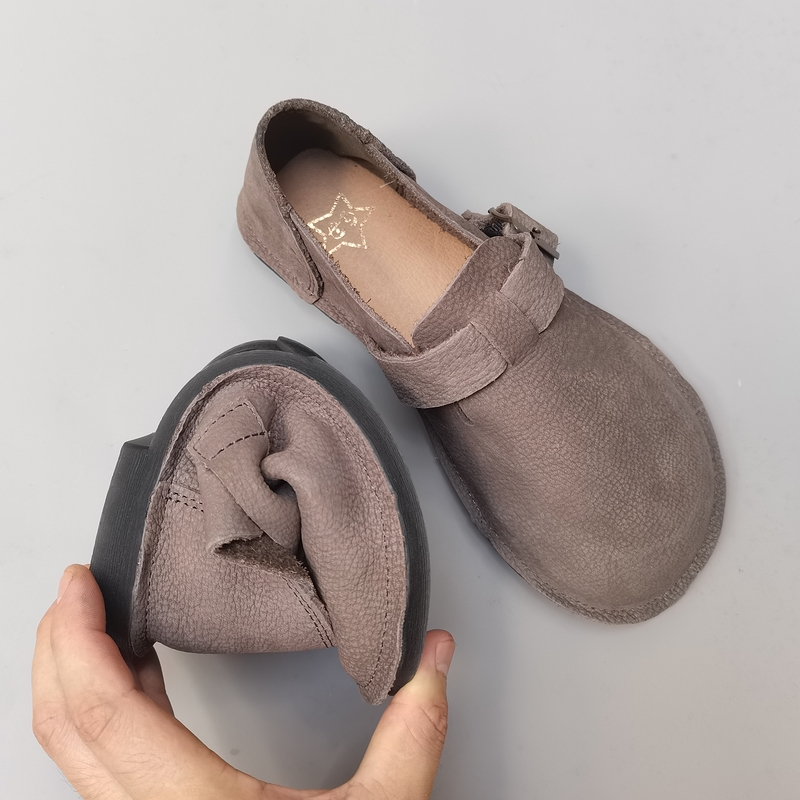 新しい本革の靴ひも-女性のための純粋な牛革の靴,広いつま先の - Women Shoes For Big Feet のレビューと価格