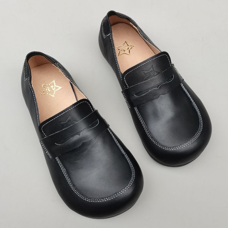 天然皮革ワイド婦人靴メンズカジュアルシューズワイドフィートビ - Women Shoes For Big Feet のレビューと価格