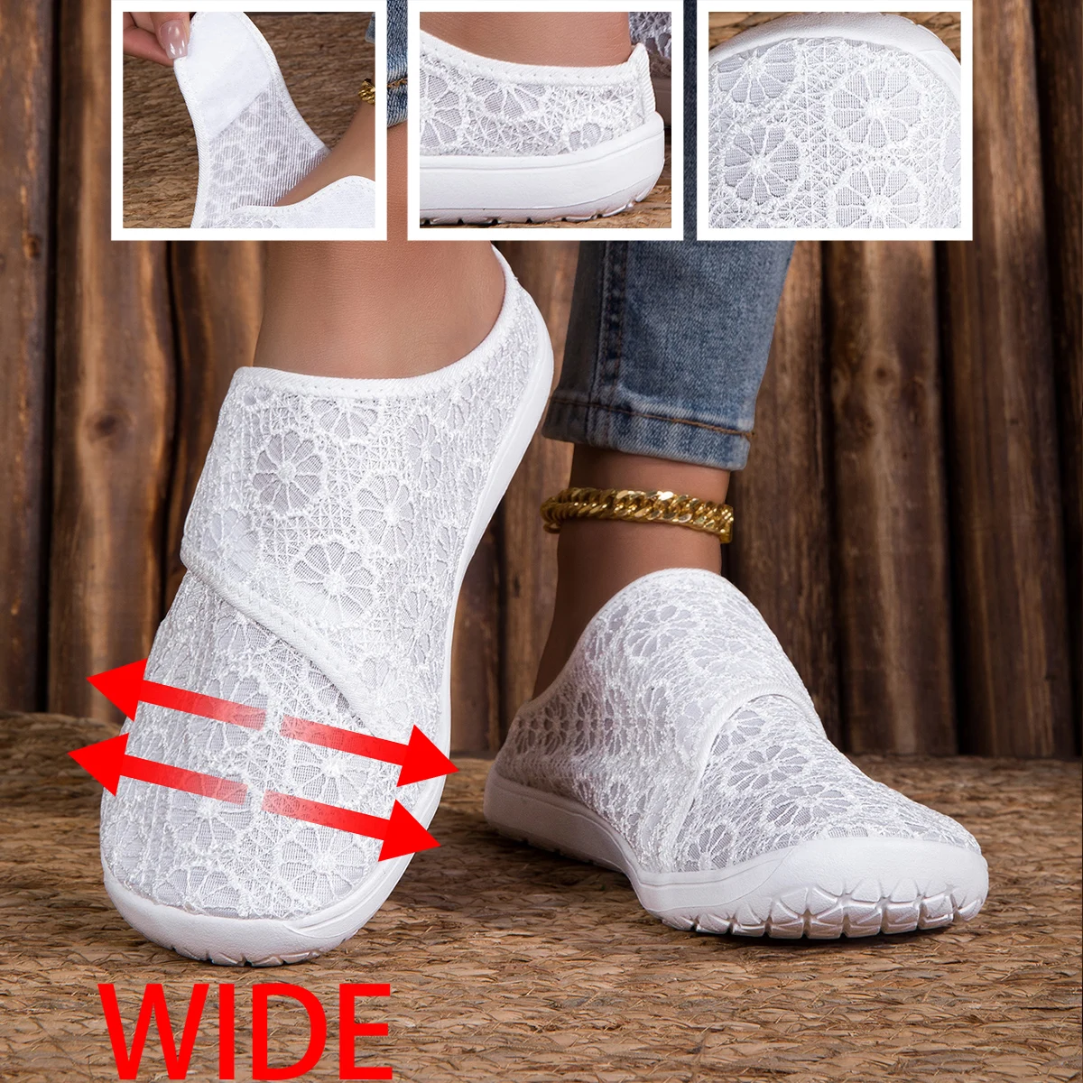 DJSUNNYMIX 夏カジュアル整形外科ワイド足腫れ靴調整 - Women'S Shoes For Wide Feet のレビューと価格