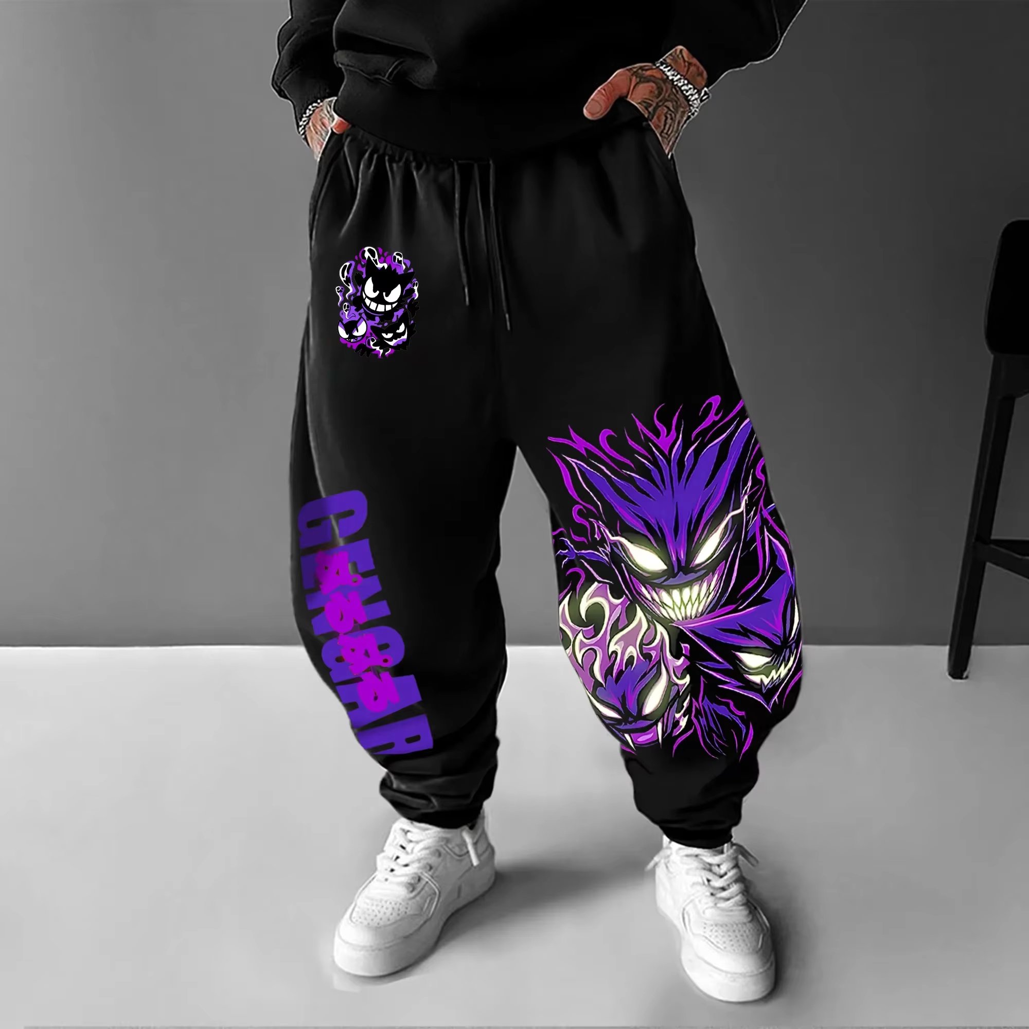 Y2K 2026 ポケモンゲンガーコットンスウィートパンツ男 - Women Shoes Joggers のレビューと価格