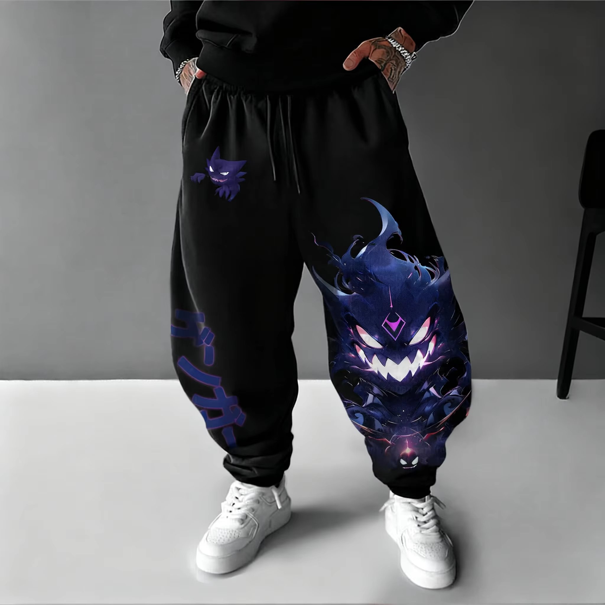 Y2K 2026 ポケモンゲンガーコットンスウィートパンツ男 - Women Shoes Joggers のレビューと価格