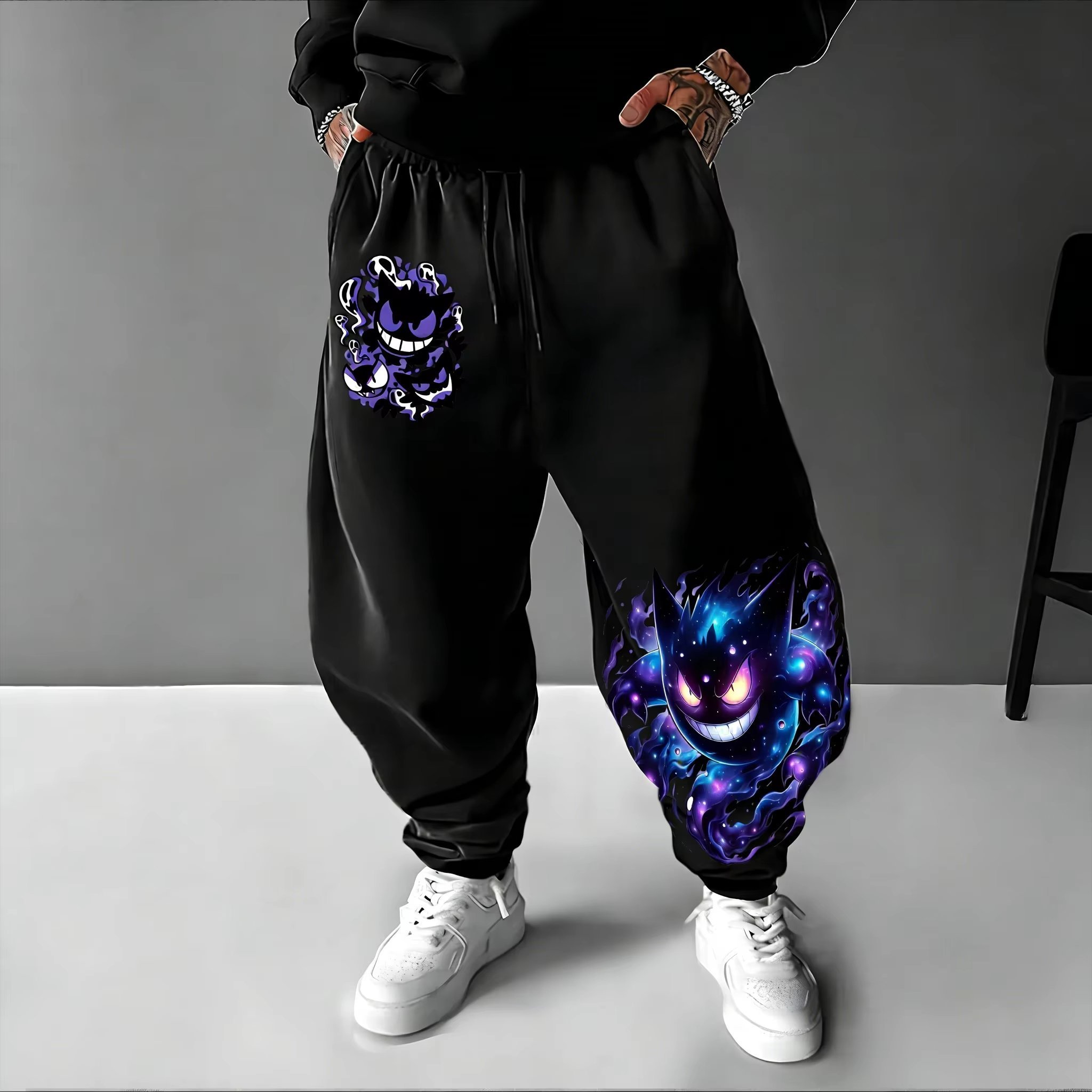 Y2K 2026 ポケモンゲンガーコットンスウィートパンツ男 - Women Shoes Joggers のレビューと価格