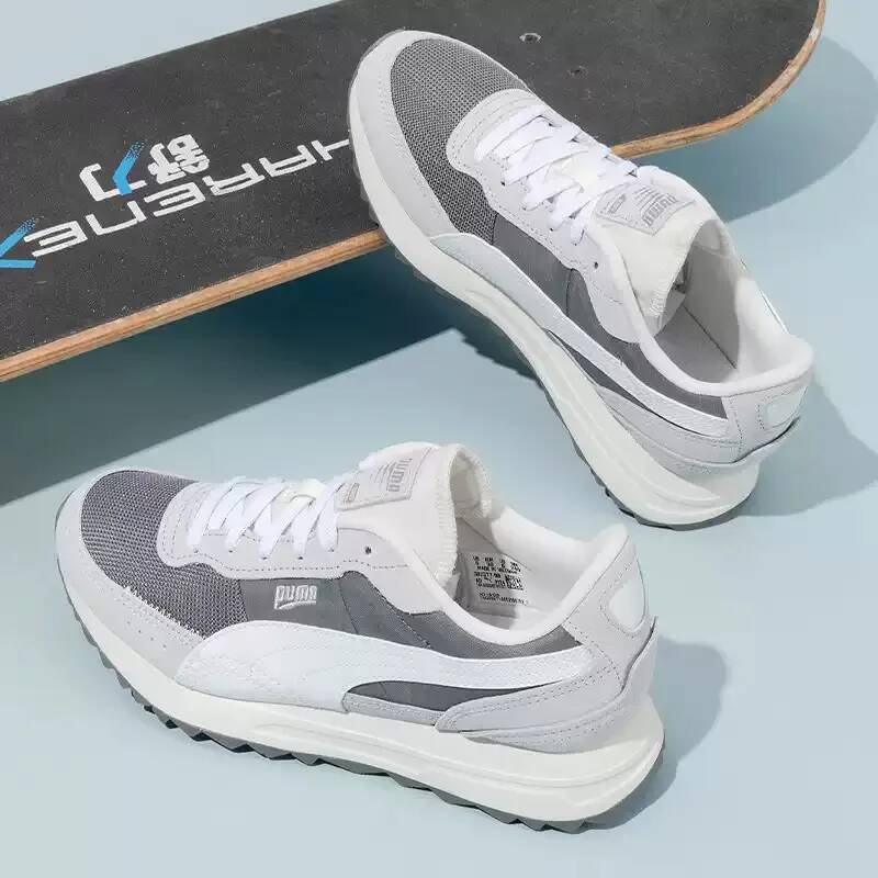 プーマ男性白黒ロートップスニーカークラシッククリーンレザーカ - Women'S Shoes Puma Sneakers のレビューと価格