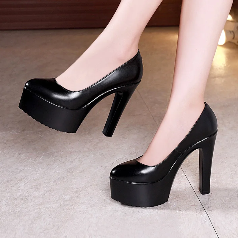 プラスサイズ 32 43 プラットフォーム キャットウォーク - Court Heel Pointed のレビューと価格