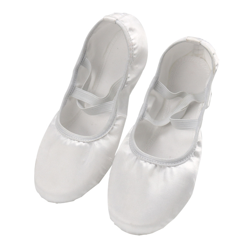 ホワイトフレッシュサテン子供バレエシューズ手作り女性大人ソフ - Women'S Xc Shoes のレビューと価格