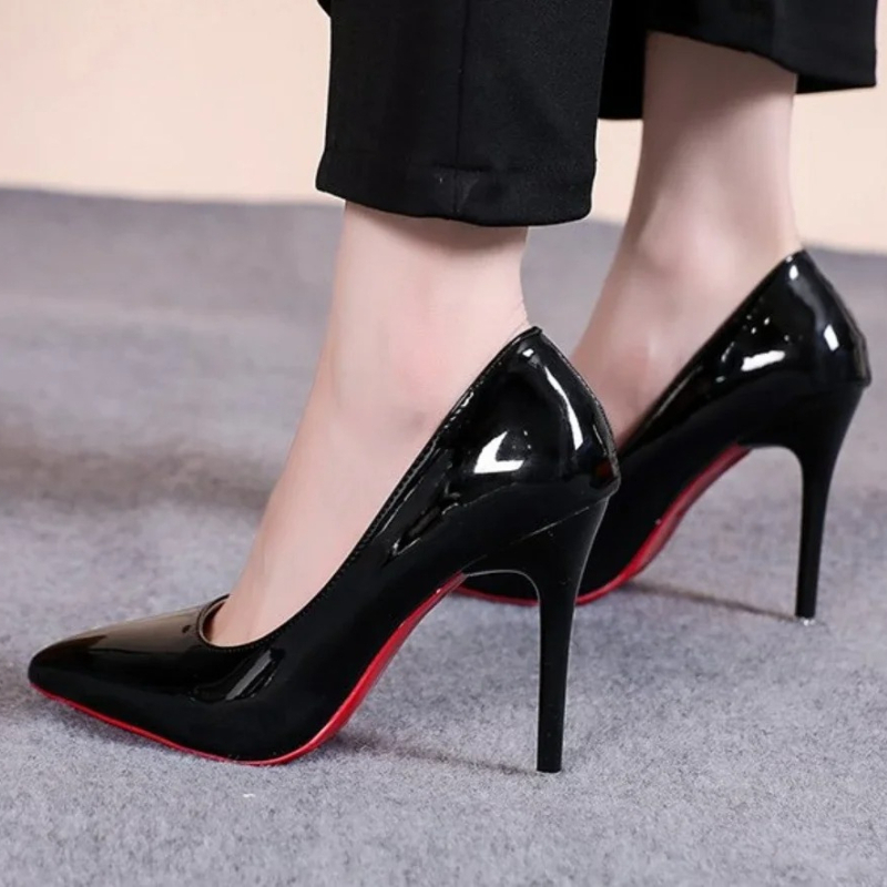 セクシーなレッドボトム女性用ハイヒール、クラシックなレディー - Women'S Shoes Red Bottoms のレビューと価格
