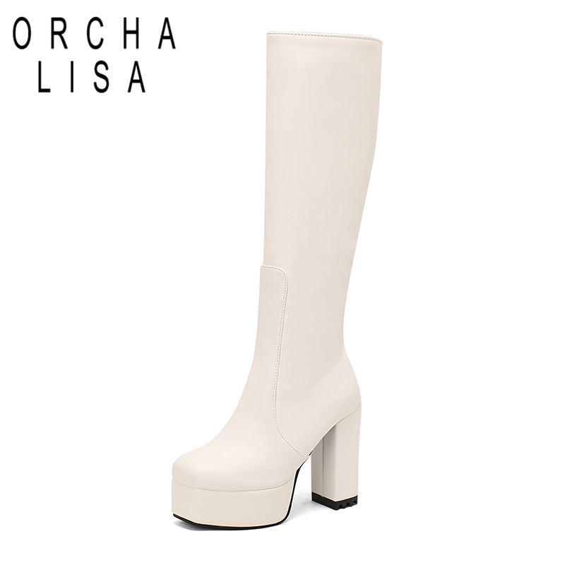 ORCHALISA グラムレディースニーハイフットウェアスク - Women'S Shoes Extended Sizes のレビューと価格