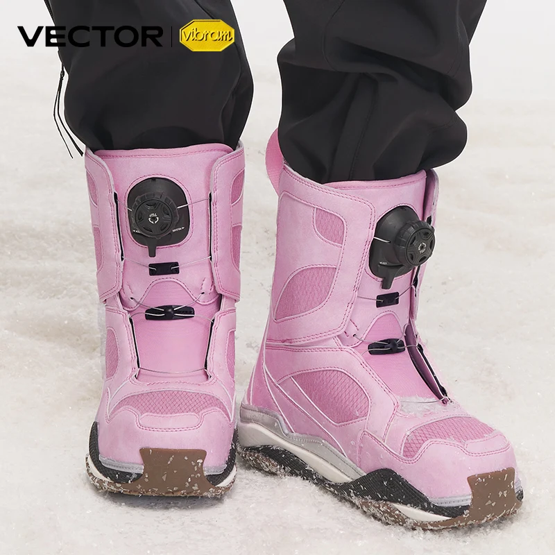 男性と女性のためのベクトルプロの防水スキーブーツ、暖かいスノ - Women Shoes Vector のレビューと価格