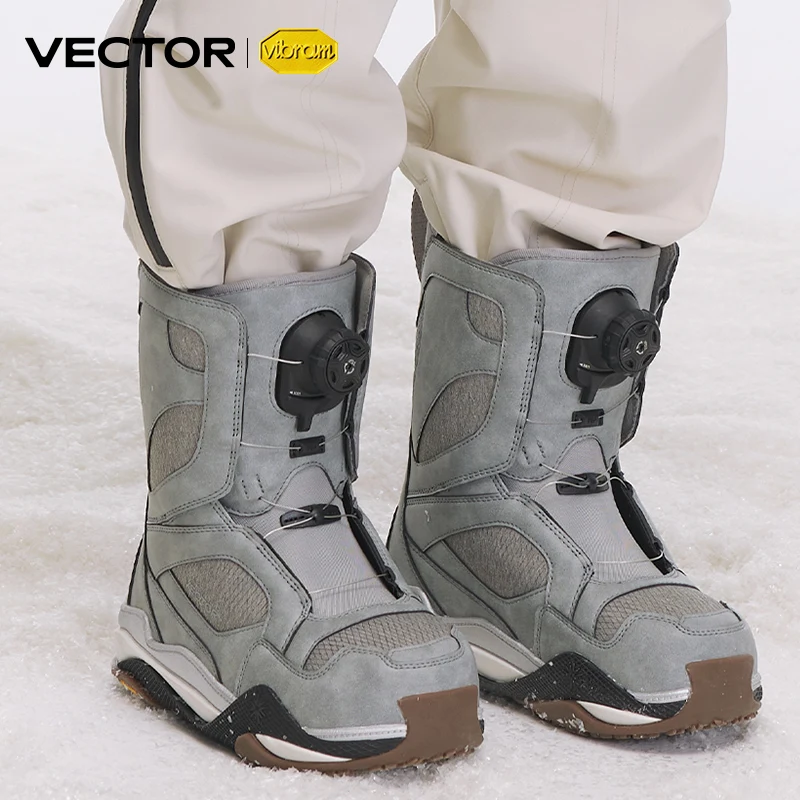 男性と女性のためのベクトルプロの防水スキーブーツ、暖かいスノ - Women Shoes Vector のレビューと価格