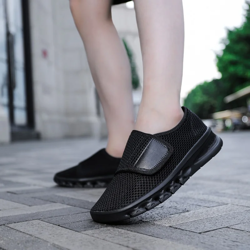女性用ワイドトゥ快適アウトドアスニーカー、通気性抜群の快適な - Women'S Shoes For Wide Feet のレビューと価格