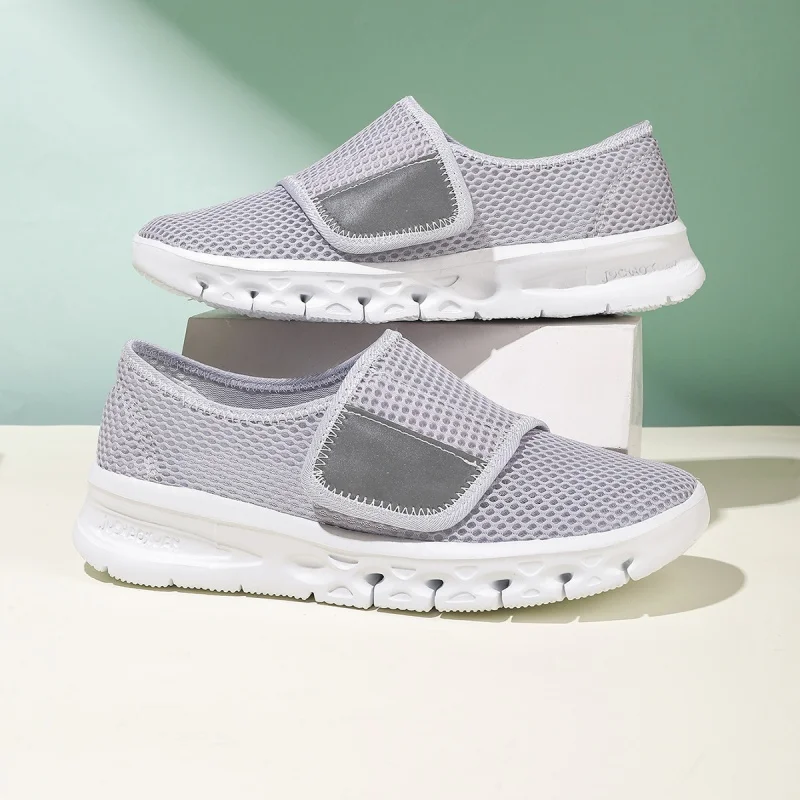 女性用ワイドトゥ快適アウトドアスニーカー、通気性抜群の快適な - Women'S Shoes For Wide Feet のレビューと価格